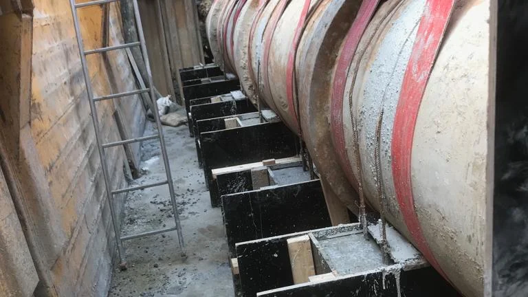 Pipe surrounds